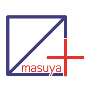 株式会社マスヤプラスの会社ロゴ（透明）